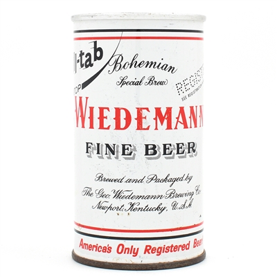 Wiedemann Beer Zip Top PULL TAB PROMO 134-28