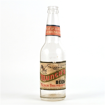 Munchs Beer 1930s Bottle
