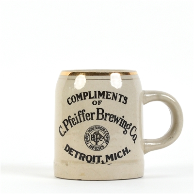 Pfeiffer Brewing Pre-Prohibition Glazed Stoneware Mug