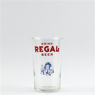 Regal Beer 1940s ACL Glass