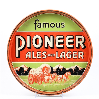 Pioneer Ales and Lager 1930s Serving Tray