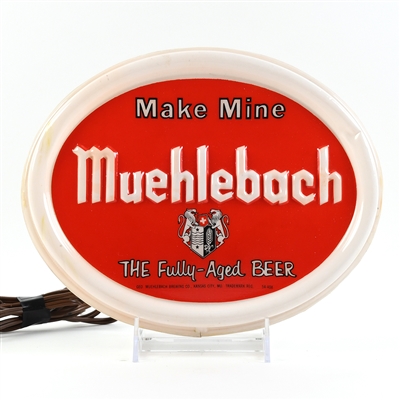 Muehlebach Beer 1950s Lighted Plastic Sign
