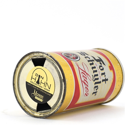 Fort Schuyler Beer Zip Top  WHITE TEXT ACTUAL 65-34 POSSIBLY UNIQUE