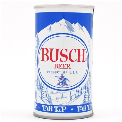 Busch Beer Test Zip Top RARE 229-12