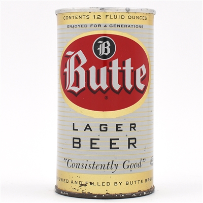 Butte Beer Zip Top 53-23 MONTANA RARE
