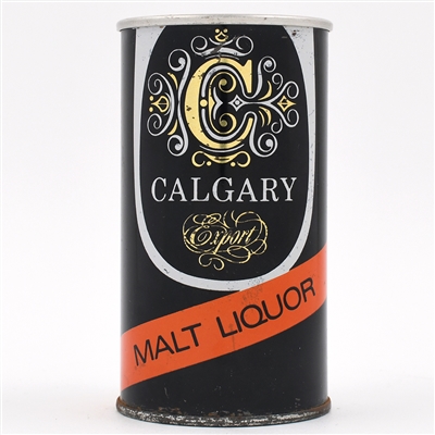 Calgary Malt Liquor Zip Top 53-25 SCARCE