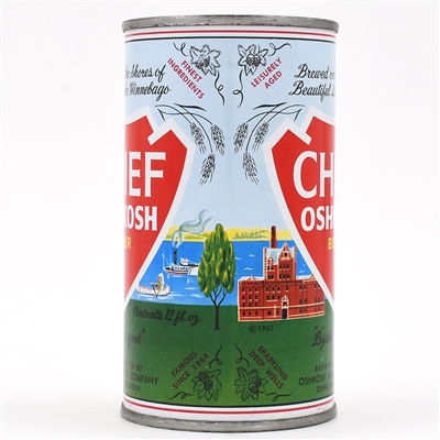 Chief Oshkosh Beer INSERT JUICE TAB SHORES 55-2