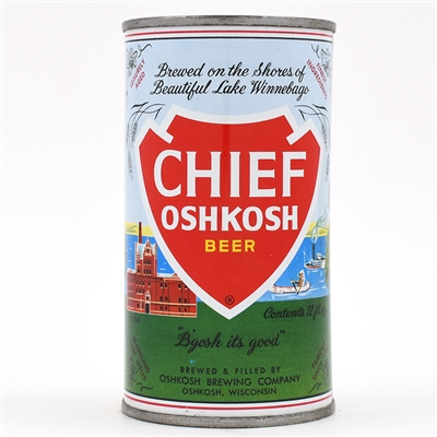 Chief Oshkosh Beer INSERT JUICE TAB SHORES 55-2