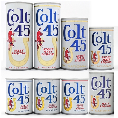 Colt 45 Pull Tabs Lot of 8 Different