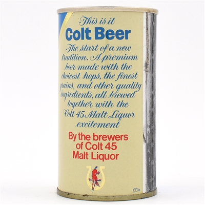 Colt Beer Pull Tab BALTIMORE 55-38