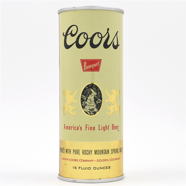 Coors Beer 15 Ounce Pull Tab 148-5
