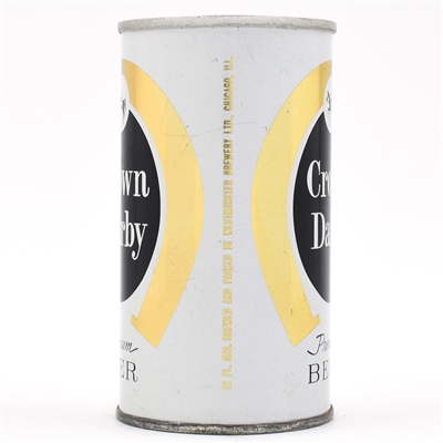 Crown Darby Beer Rolled as a Zip Top ACTUAL 58-5