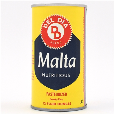 Del Dia Malta Pull Tab PUERTO RICO SCARCE ACTUAL 58-28