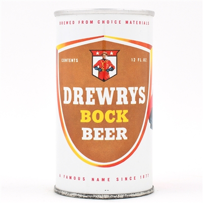 Drewrys Bock Lidded as a Zip Top Like USBC 57-7