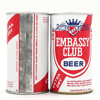 Embassy Club Beer Pull Tabs Lot of 2 Different Including SPEARMAN UNLISTED RARE