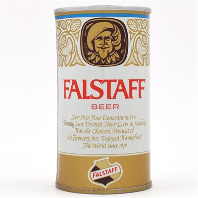 Falstaff Beer Test Pull Tab ENAMEL GOLD 231-33