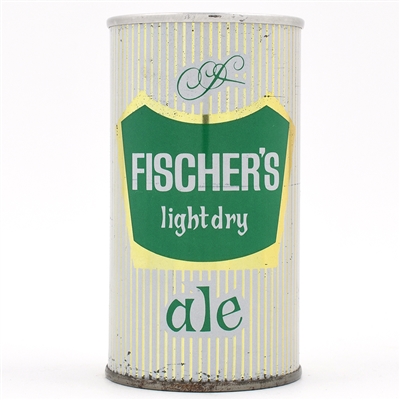 Fischers Ale Pull Tab SMALL LABEL QUEEN CITY 64-33 SCARCE