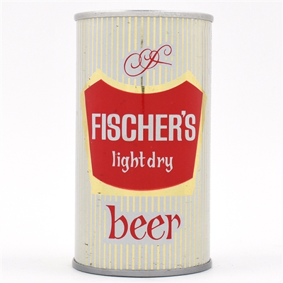 Fischers Beer Pull Tab SMALL LABEL QUEEN CITY 64-36 SCARCE