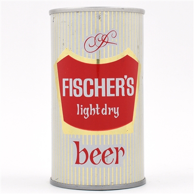 Fischers Beer Pull Tab SMALL LABEL QUEEN CITY 64-36 SCARCE