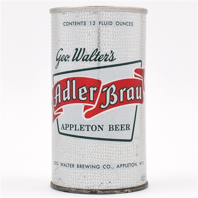 Adler Brau Beer Zip Top 32-19 SCARCE AS TAB