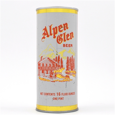 Alpen Glen Beer 16 Ounce Pull Tab 138-4 SCARCE
