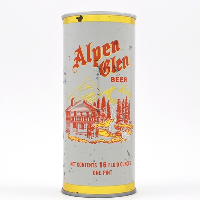 Alpen Glen Beer 16 Ounce Pull Tab 138-4 SCARCE