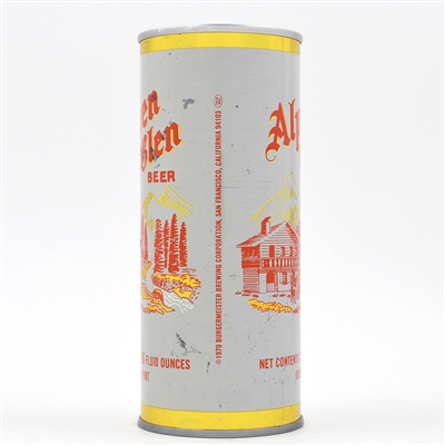 Alpen Glen Beer 16 Ounce Pull Tab 138-4 SCARCE