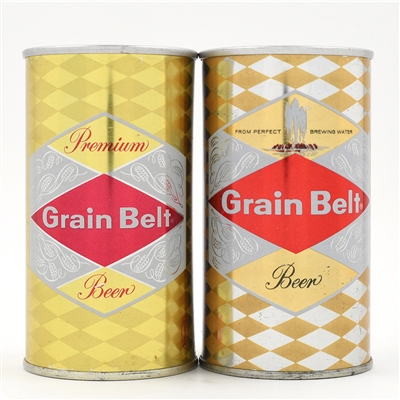 Grain Belt Zip Tops Lot of 2 Different