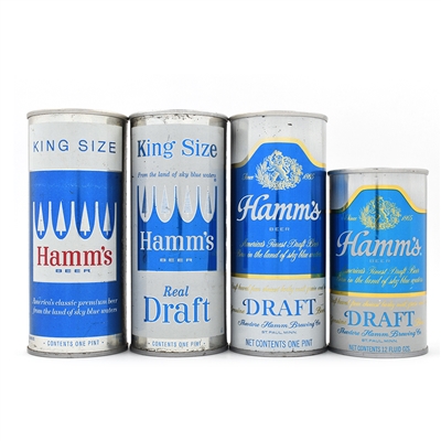 Hamms Beer and Draft Pull Tabs Lot of 4 Different
