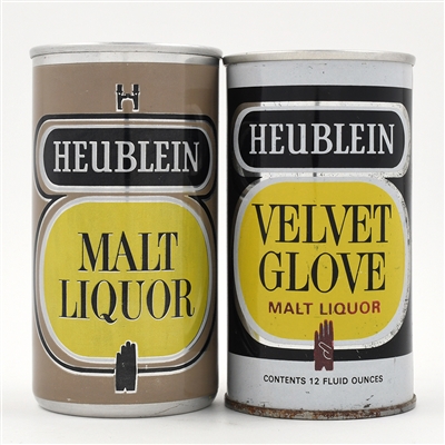 Heublein Malt Liquor Pull Tabs 2 Different INCL SCARCE UNLISTED ALUM TEST