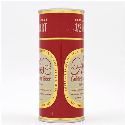 Altes Beer 16 Ounce Zip Top RARE 138-9 LIKELY BEST EXAMPLE