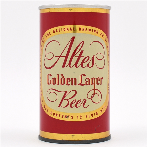 Altes Beer Zip Top 33-4 RARE AS ZIP