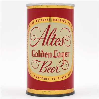Altes Beer Zip Top 33-4 RARE AS ZIP