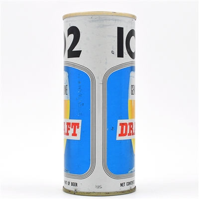102 Draft 16 Ounce Pull Tab YELLOW GLASS WITH ZIP CODE 160-20