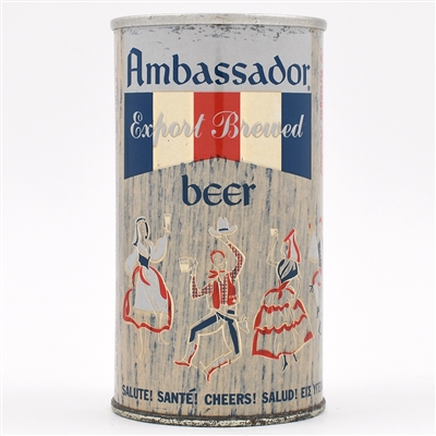 Ambassador Beer Zip Top METALLIC GOLD 33-13