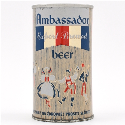 Ambassador Beer Zip Top METALLIC GOLD 33-13