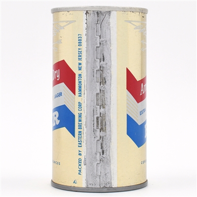 American Dry Beer Pull Tab METALLIC WITH ZIP CODE UNLISTED