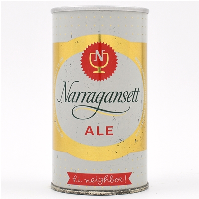 Narragansett Ale Zip Top SCARCE AND CLEAN ACTUAL 95-32