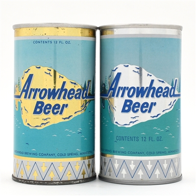 Arrowhead Beer Pull Tabs Lot of 2 Different TOUGH