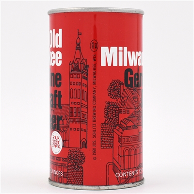 Old Milwaukee Draft Beer Test Pull Tab RED 237-40