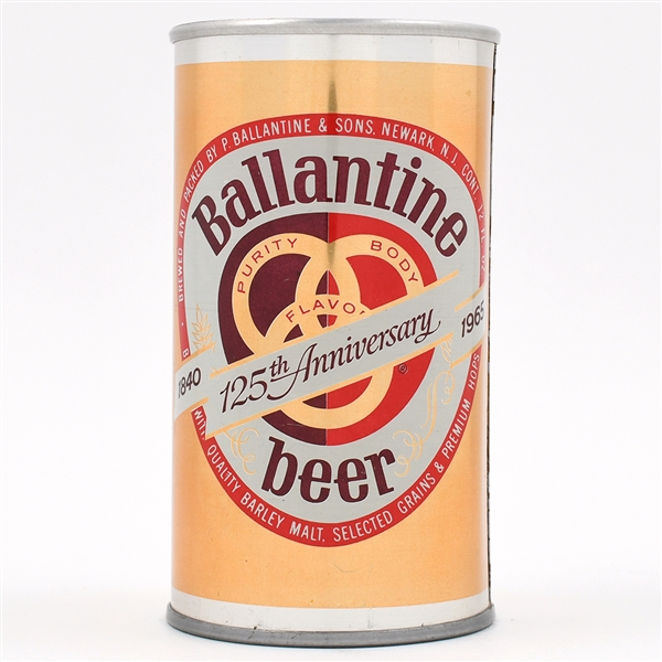 Ballantine Beer Test Pull Tab 125TH ANNIV ALUMINUM RARE UNLISTED
