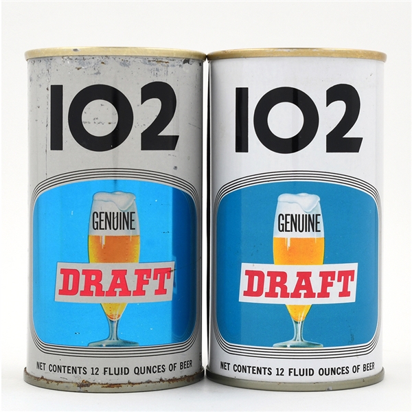102 Draft Pull Tabs Lot of 2 Different