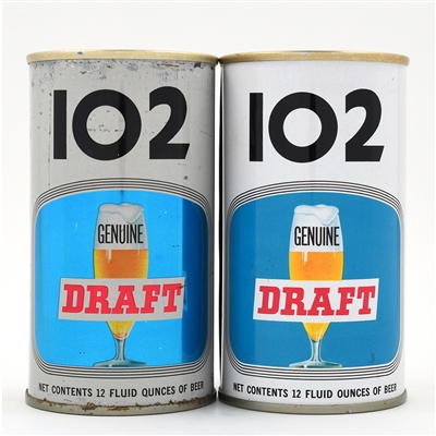 102 Draft Pull Tabs Lot of 2 Different