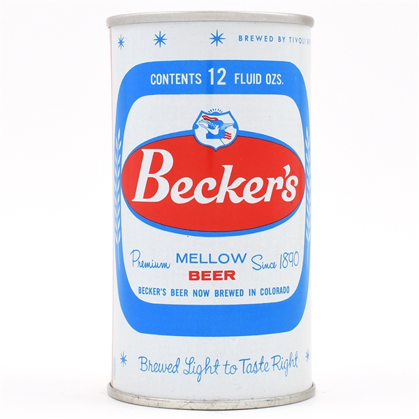 Beckers Beer Early Ring Pull Tab 38-31 COLORADO
