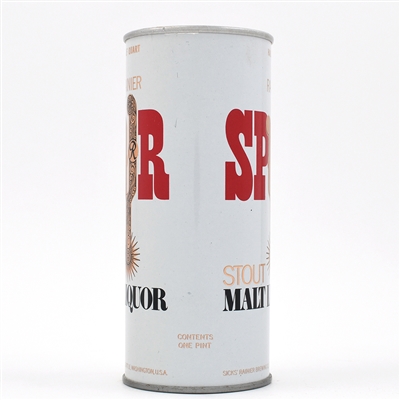 Spur Stout Malt Liquor 16 Ounce Pull Tab 167-30