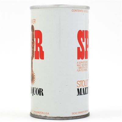 Spur Stout Malt Liquor Test Pull Tab BRIGHT RED RARE 245-38 TOUGH