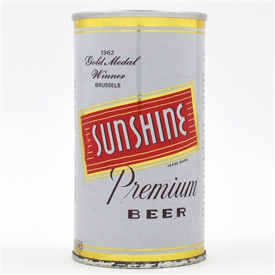 Sunshine Beer Zip Top GOLD MEDAL TOUGH CLEAN 129-21