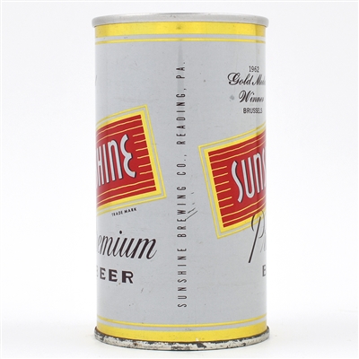 Sunshine Beer Zip Top GOLD MEDAL TOUGH CLEAN 129-21
