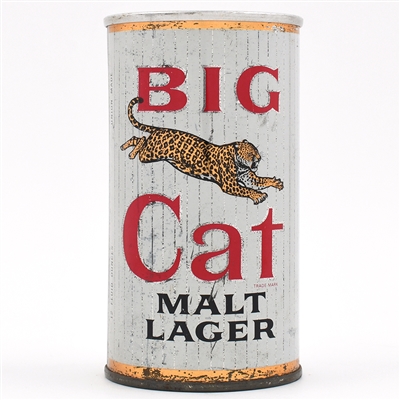 Big Cat Malt LAGER Zip Top 39-29 RARE IMPOSSIBLE