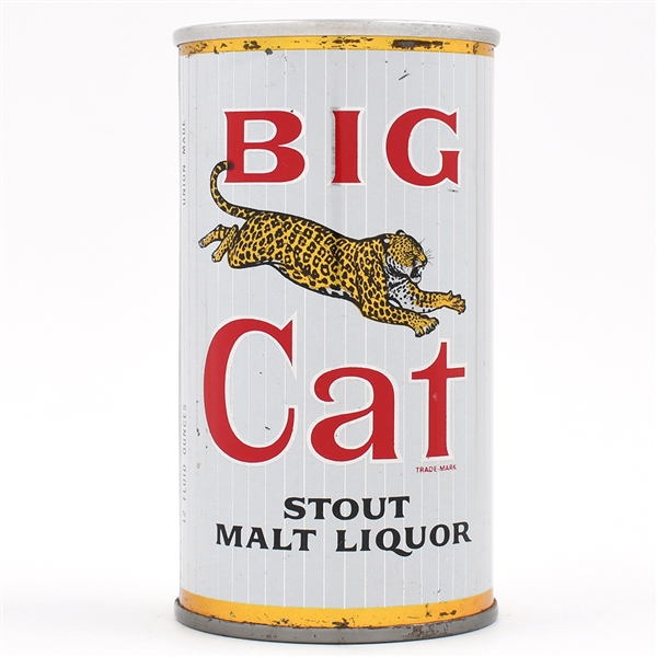 Big Cat STOUT Malt Liquor Zip Top 39-28 TOUGH